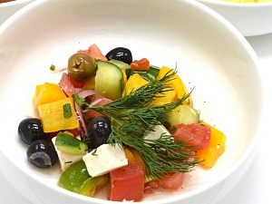 Греческий овощной салат, 300 гр